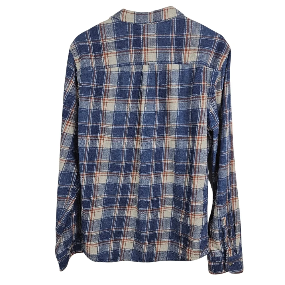 Marine Layer Plaid Flannel Men's Shirt Long Sleeve Button Up M/L
